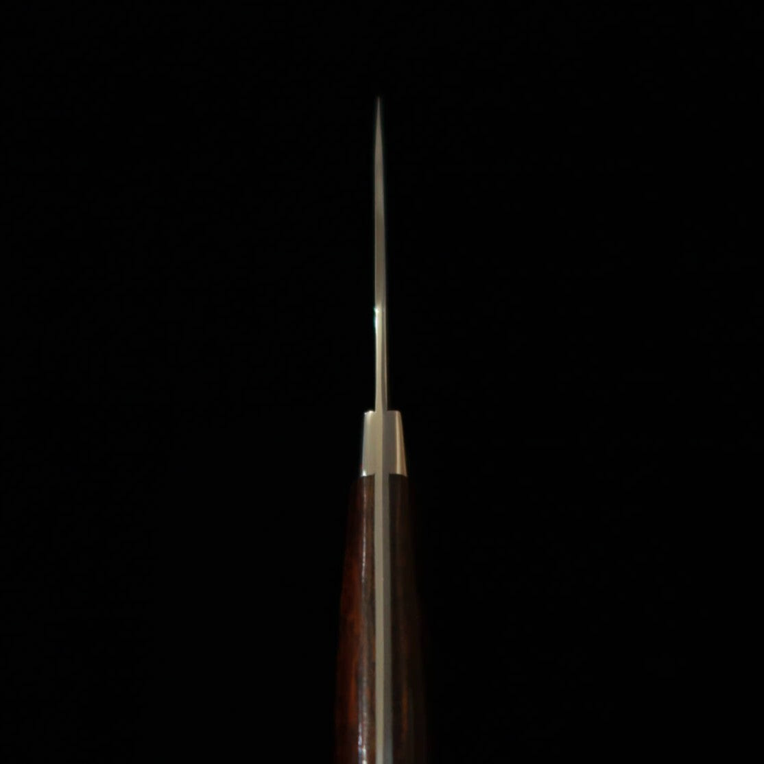 Yuta Katayama "Kawasemi" Caper VG10 Nickel Damascus Ironwood (73mm)