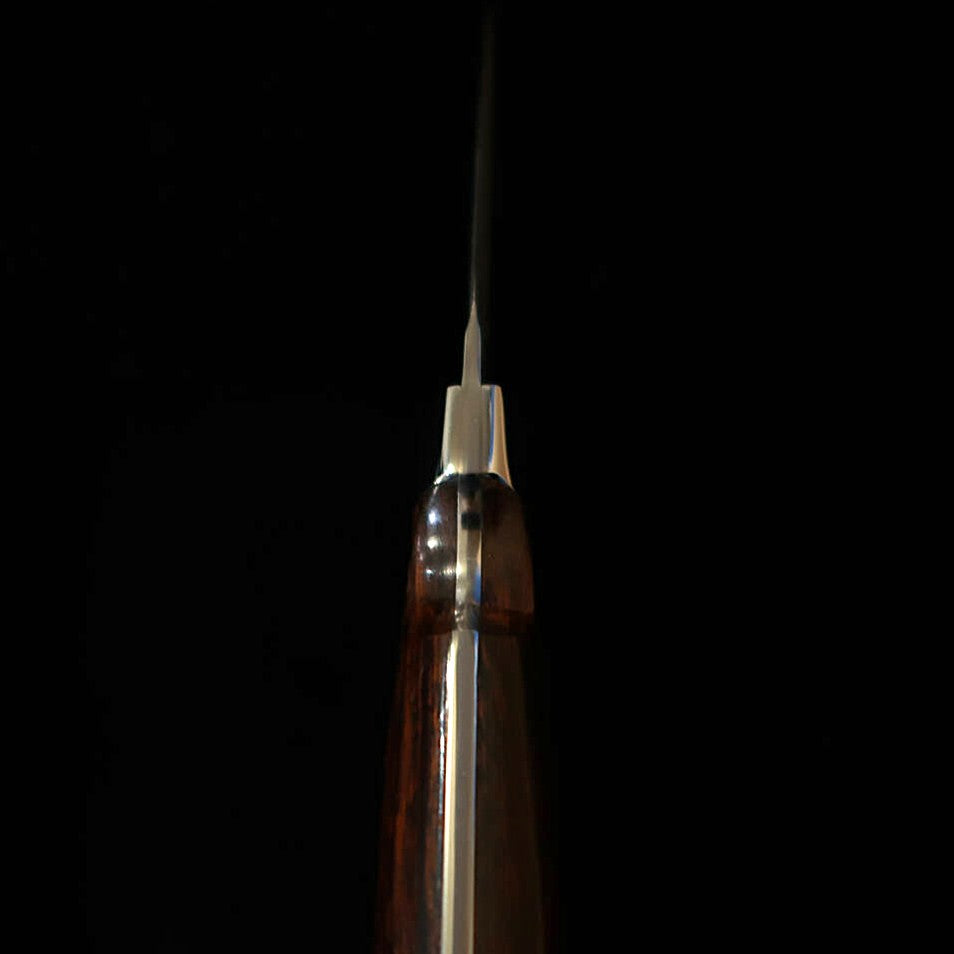 Yuta Katayama "Kawasemi" Caper VG10 Nickel Damascus Ironwood (73mm)