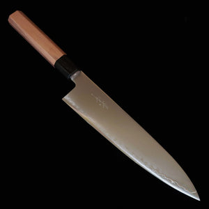Kagekiyo Gyuto Chromax Semi-Stainless Steel, Walnut Octagonal Handle (210mm)