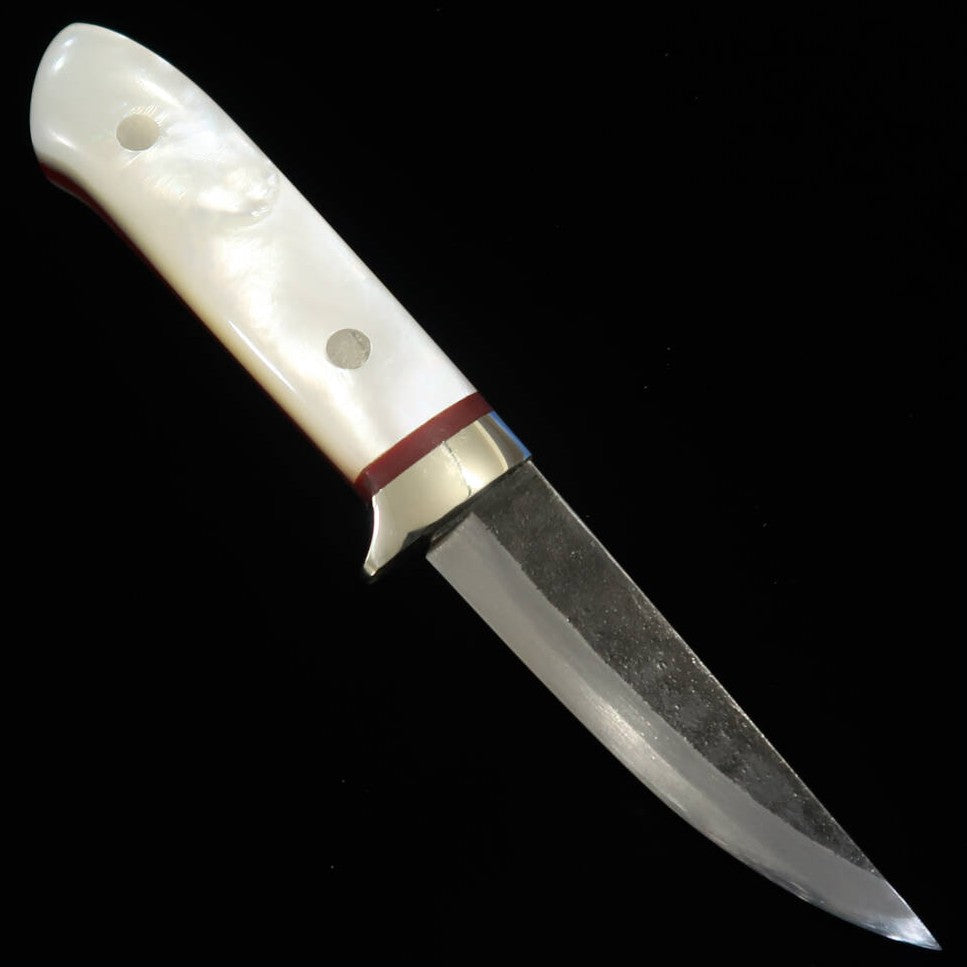 Takeda Hamono Moriya Made Sheath Knife Pearl Handle