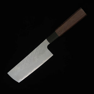 NIGARA Sakimaru Nakiri VG10 Hammered Damascus Wenge Handle (165mm)