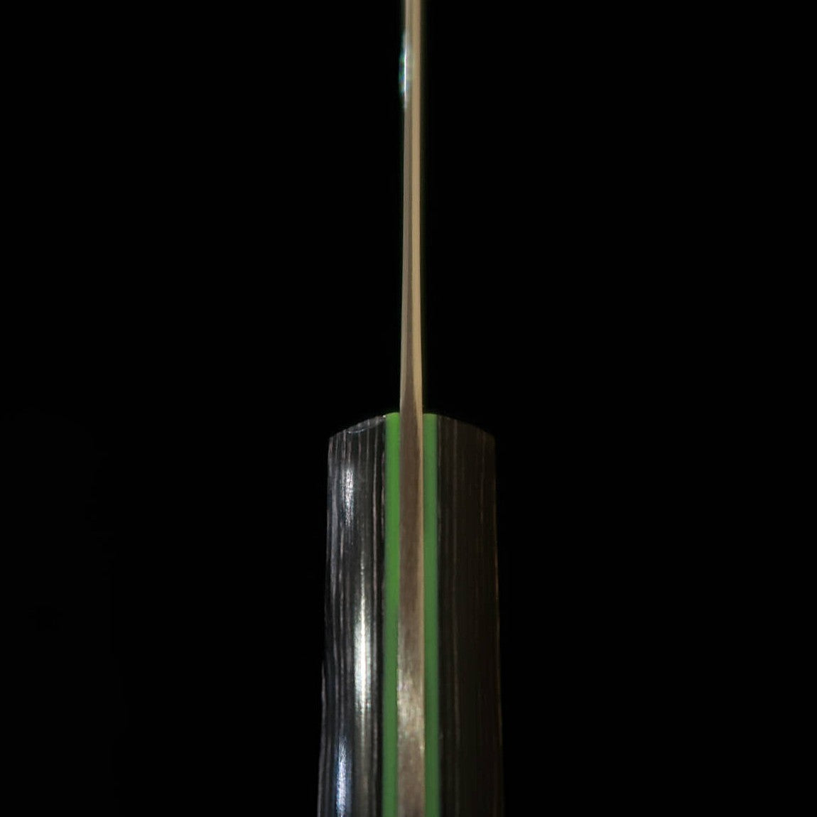 三浦MIURA 切付三徳 SLD 黒合板柄 カラーライン（135mm）
