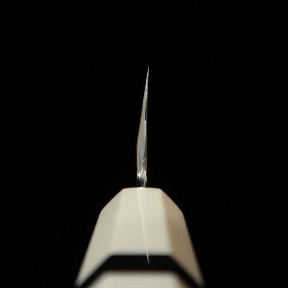 Miura Obidama Single-Edged Gyuto, Ginsan, Kasumi Finish, Corian Handle (240mm)