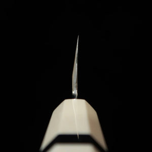 MIURA Obidama Gyuto simple biseau Acier Gin-san No.3 Finition bois de polissage Manche Corian (240 mm)