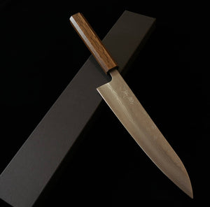 HADO Hado – Onryu, gyuto acier suédois, finition washi, manche en chêne noir (210 mm)
