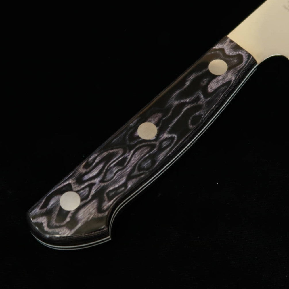三浦MIURA 切付牛刀 SLD 黒合板 カラーライン（210mm）