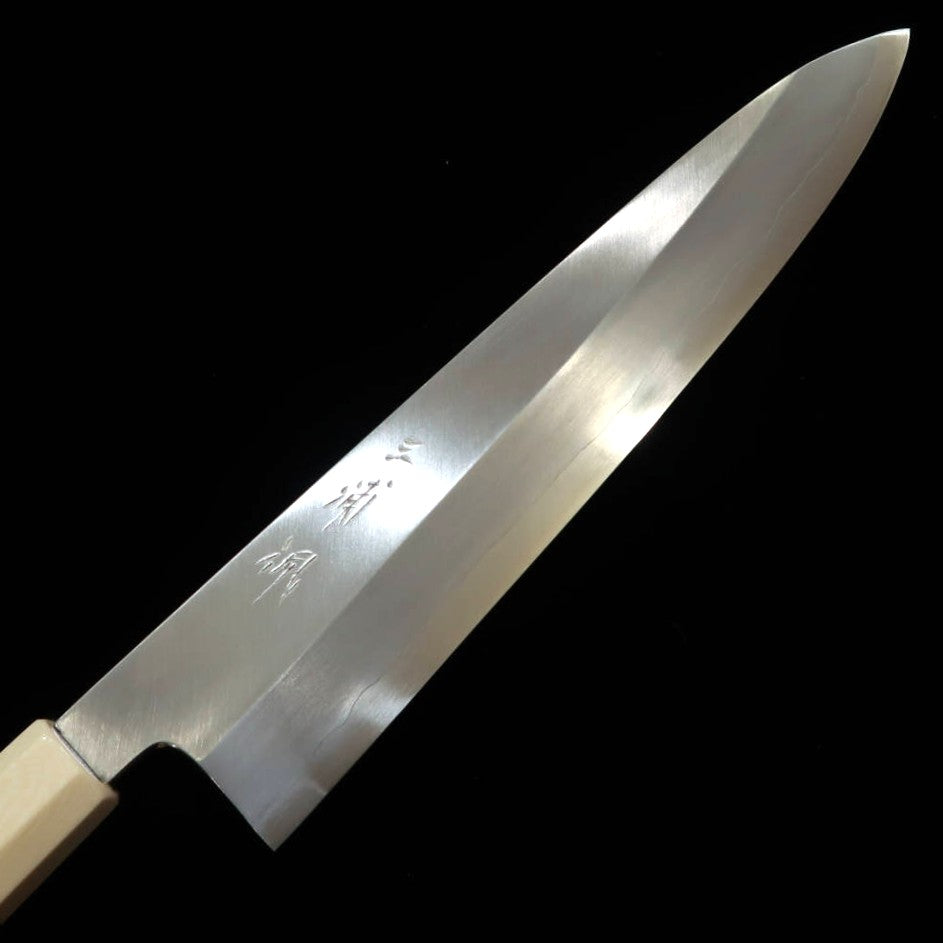 MIURA Obidama Gyuto simple biseau Acier Gin-san No.3 Finition bois de polissage Manche Corian (240 mm)