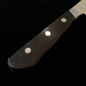 HADO HADO Hado, série Okina-ryu, nakiri finition nashiji, acier Aogami, manche noir avec mitre (165 mm)