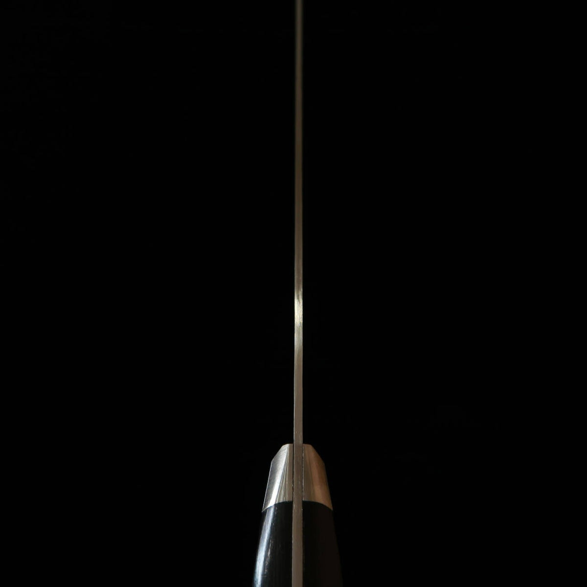 HADO HADO Hado, série Okina-ryu, nakiri finition nashiji, acier Aogami, manche noir avec mitre (165 mm)
