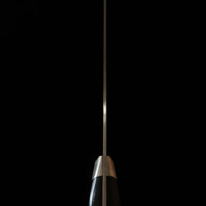 HADO HADO Hado, série Okina-ryu, nakiri finition nashiji, acier Aogami, manche noir avec mitre (165 mm)