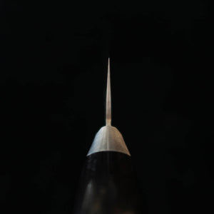HADO HADO Hado, série Okina-ryu, nakiri finition nashiji, acier Aogami, manche noir avec mitre (165 mm)