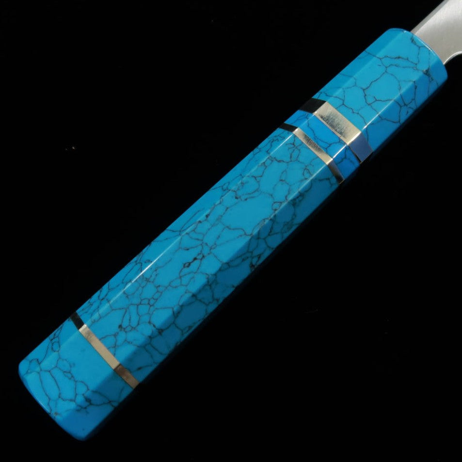 Kagekiyo Petty Japonês Gin #3, cabo turquesa (210mm)