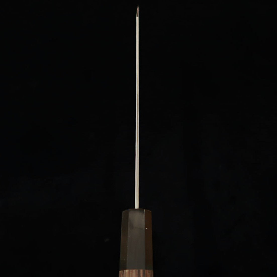 Nigara Cutelaria NIGARA Kiritsuke Gyuto aço azul super martelado cabo octogonal de wengué (210 mm)