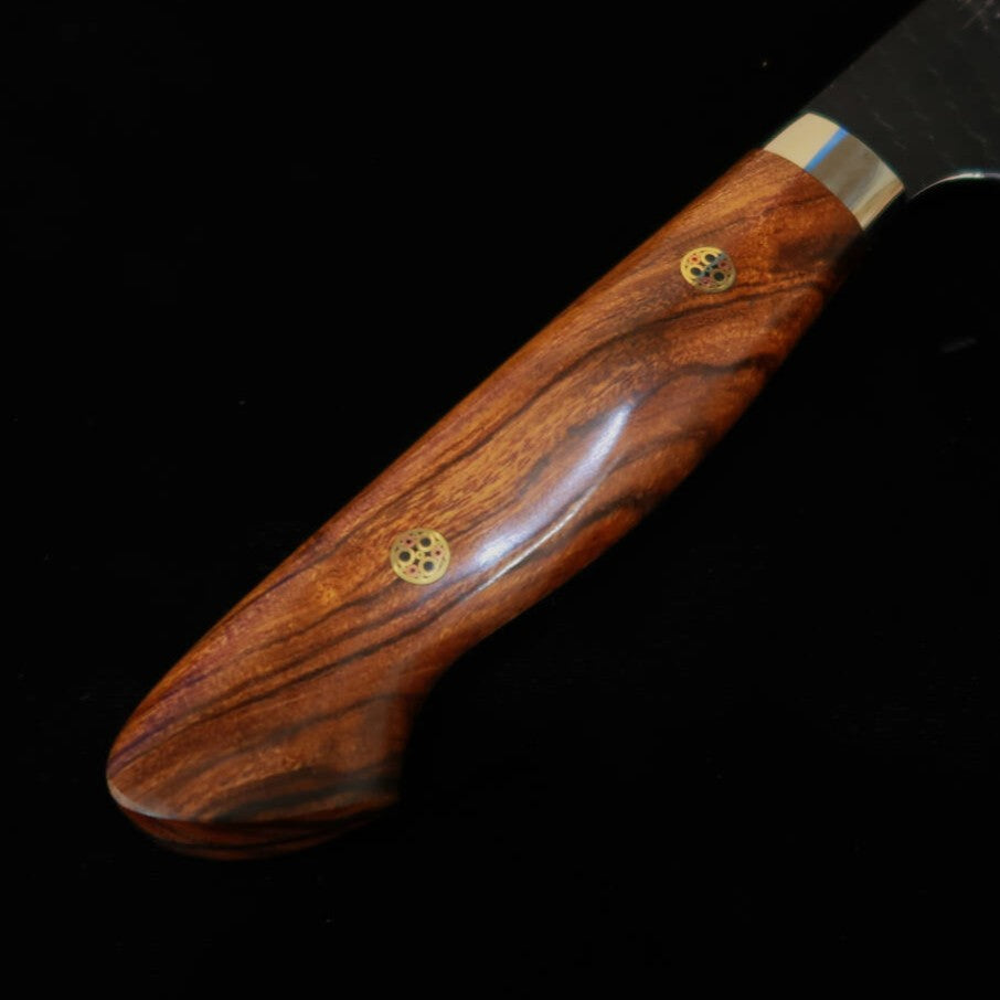 NIGARA Kiritsuke Gyuto SG2 Kurouchi Tsuchime Ironwood Handle 210mm