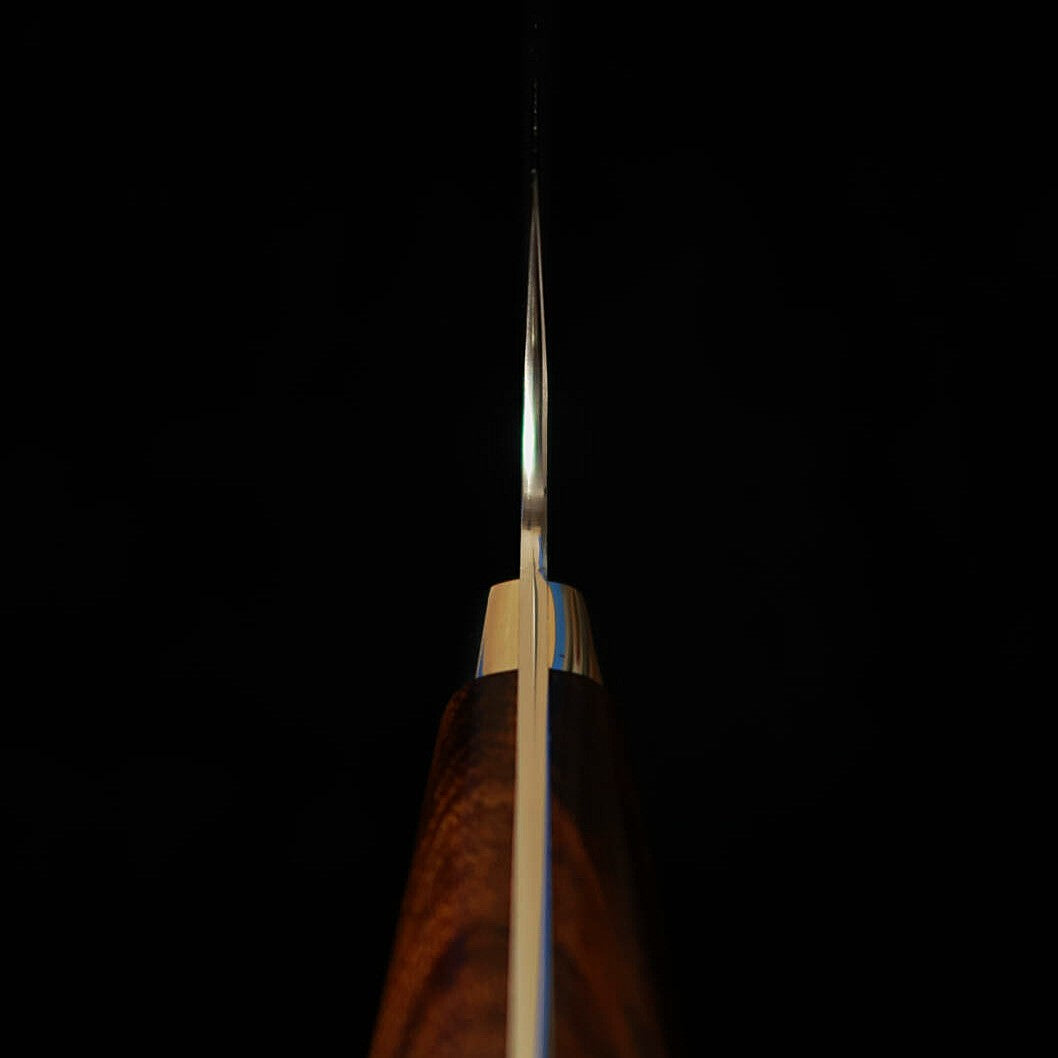 NIGARA Kiritsuke Gyuto SG2 Kurouchi Tsuchime Ironwood Handle 210mm