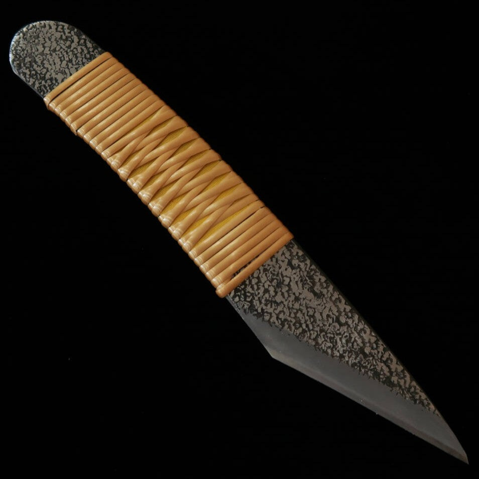 Kirikomi kogatana Aogami Super, tipo pistola, mango enrollado en ratán (30 mm)