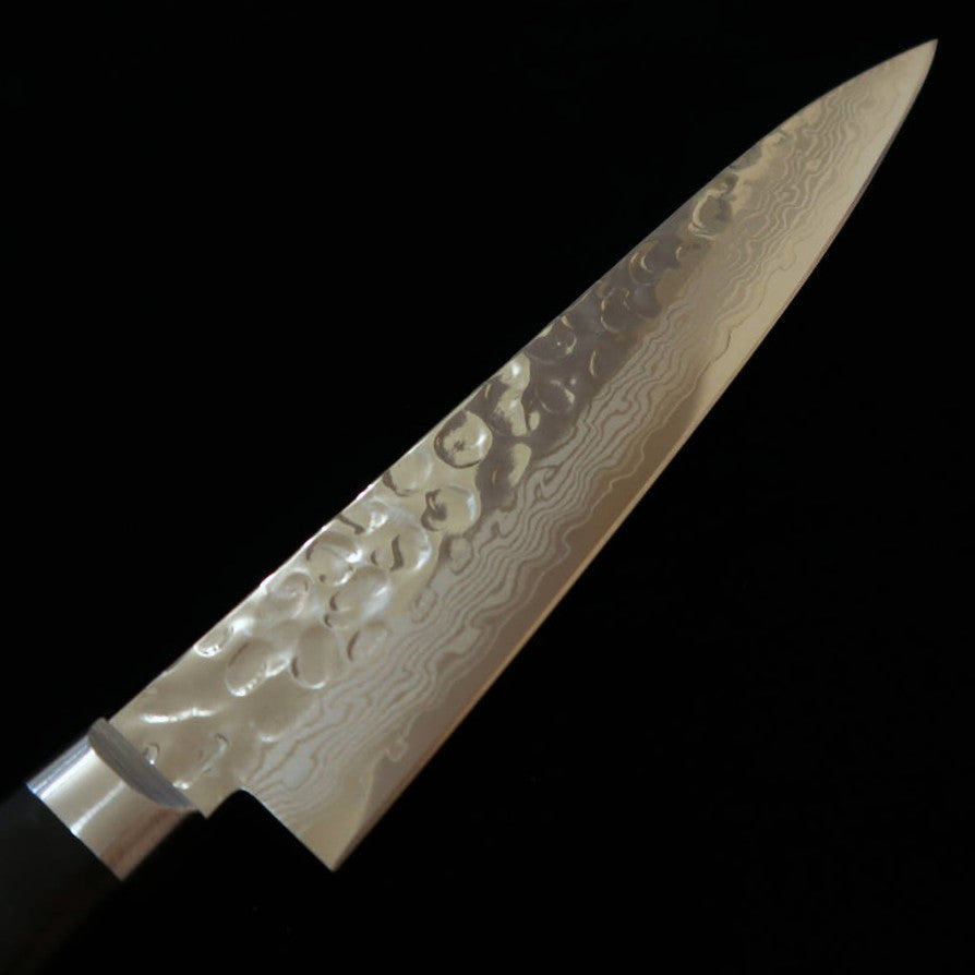 虎徹 KOTETSU ペティ VG10 鎚目ダマスカス 黒合板柄（135mm）
