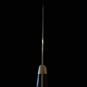 KOTETSU – Petty VG10, martelé damas, manche en bois laminé noir (135 mm)