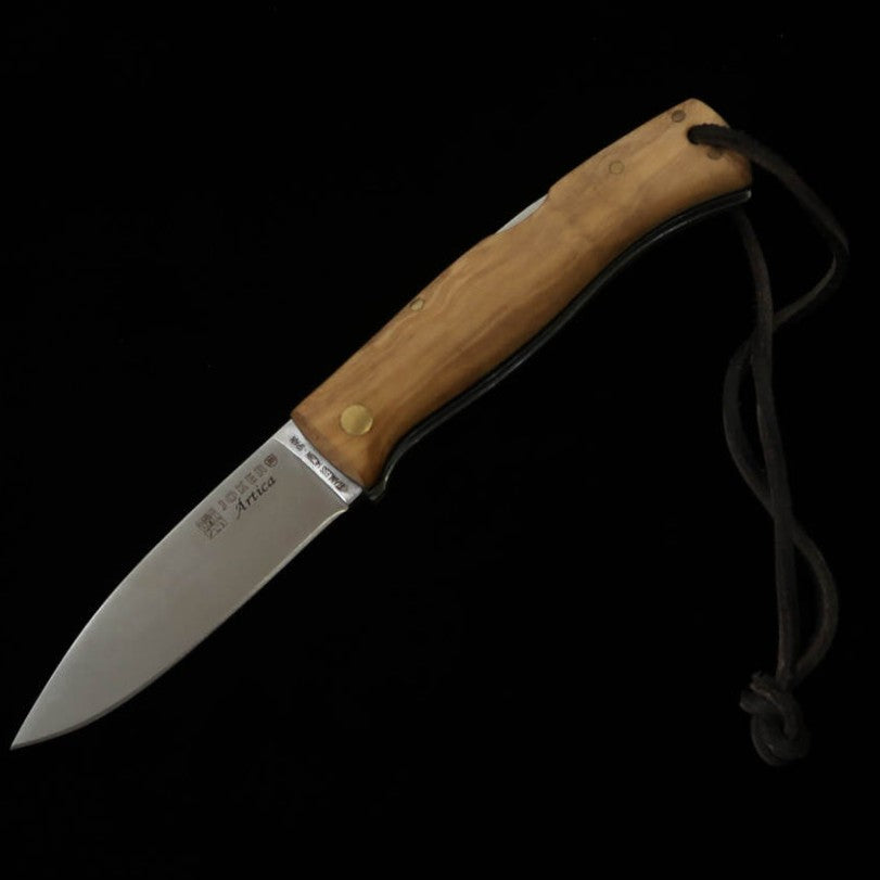 JOKER Altica jok-NO156 Manche en bois d'olivier Couteau pliant (75 mm)