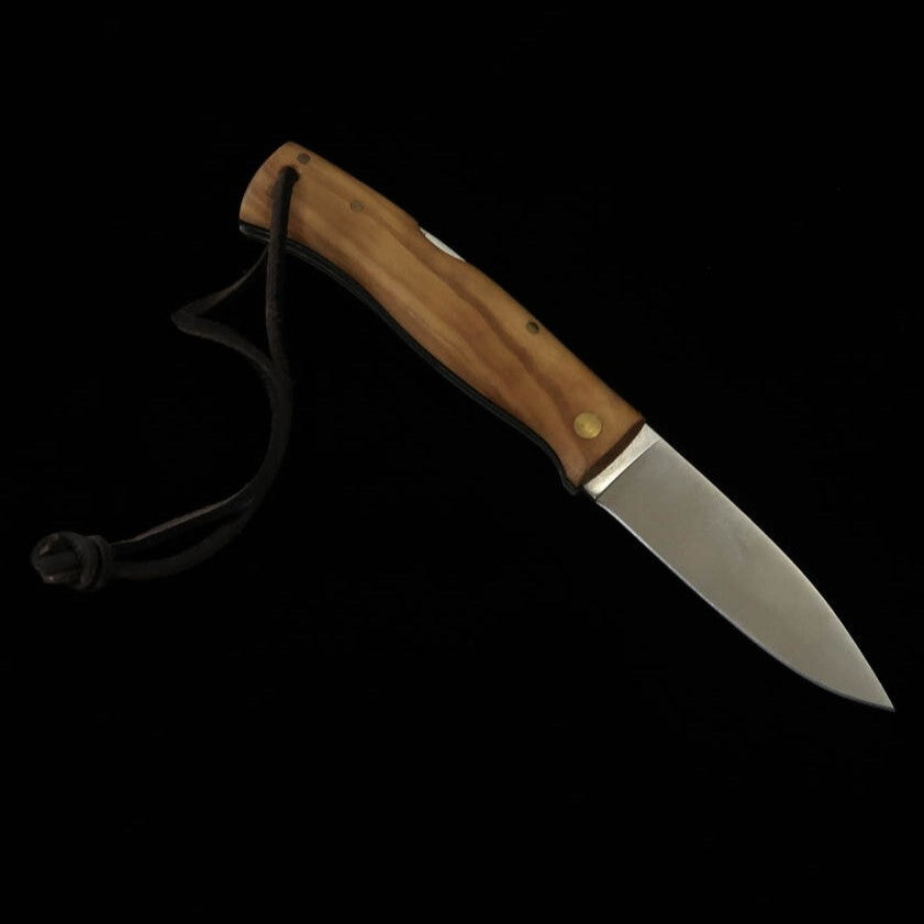 JOKER Joker Altica jok-NO156 Mango de madera de olivo Cuchillo plegable (75 mm)
