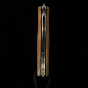 JOKER Joker Altica jok-NO156 Mango de madera de olivo Cuchillo plegable (75 mm)
