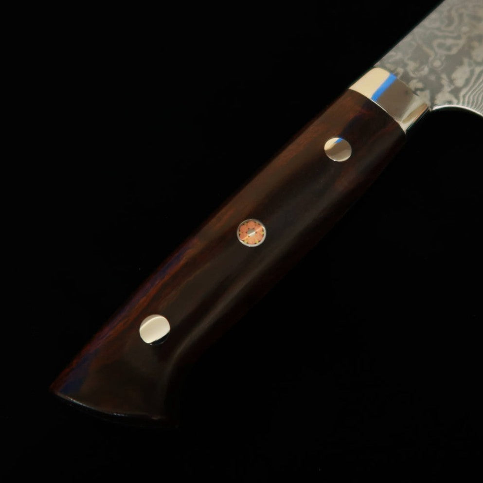 Saji Takeshi SAJI TAKESHI Sujihiki R2, damasco ennegrecido, mango de ironwood (240/270 mm)