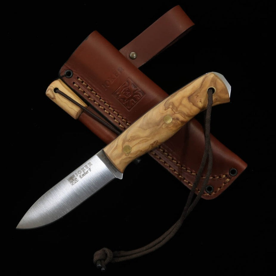 JOKER jok0007 CO123-P Ember F Olive con ferrocerio Navaja bushcraft