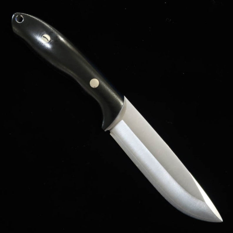 MOKI Berg MK-2021BM/CO VG7/LAM Micarta de linho preto (110mm)