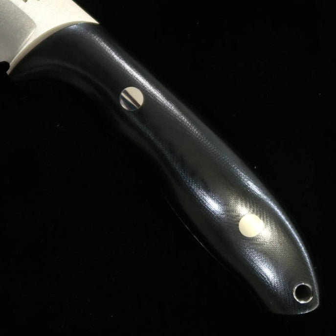 MOKI Berg MK-2021BM/CO VG7/LAM Micarta de linho preto (110mm)