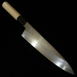 SAKAI KIKUMORI Sakai Kikumori Chōyō gyuto, Shirogami n°2, manche octogonal en magnolia (210 mm)