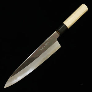 Sakai Kikumori SAKAI KIKUMORI Chōyō Gyuto acero Shirogami nº2, mango octogonal de magnolia (210 mm)