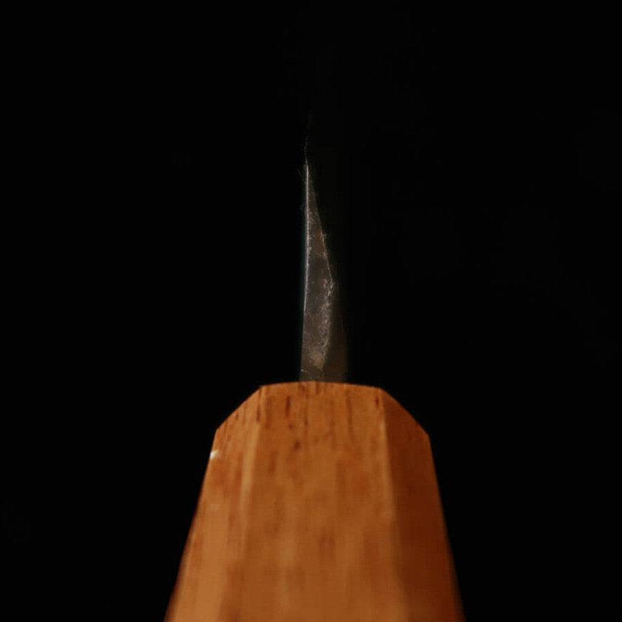 三浦 MIURA 柳刃 白紙二号 本霞 樫八角漆塗柄 左利き用（270mm）