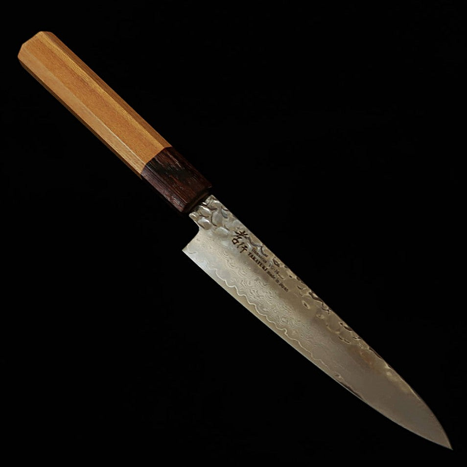 SAKAI TAKAYUKI, VG10, Petty, 33-Layer Damascus Steel with Keyaki Octagonal Handle (150mm)