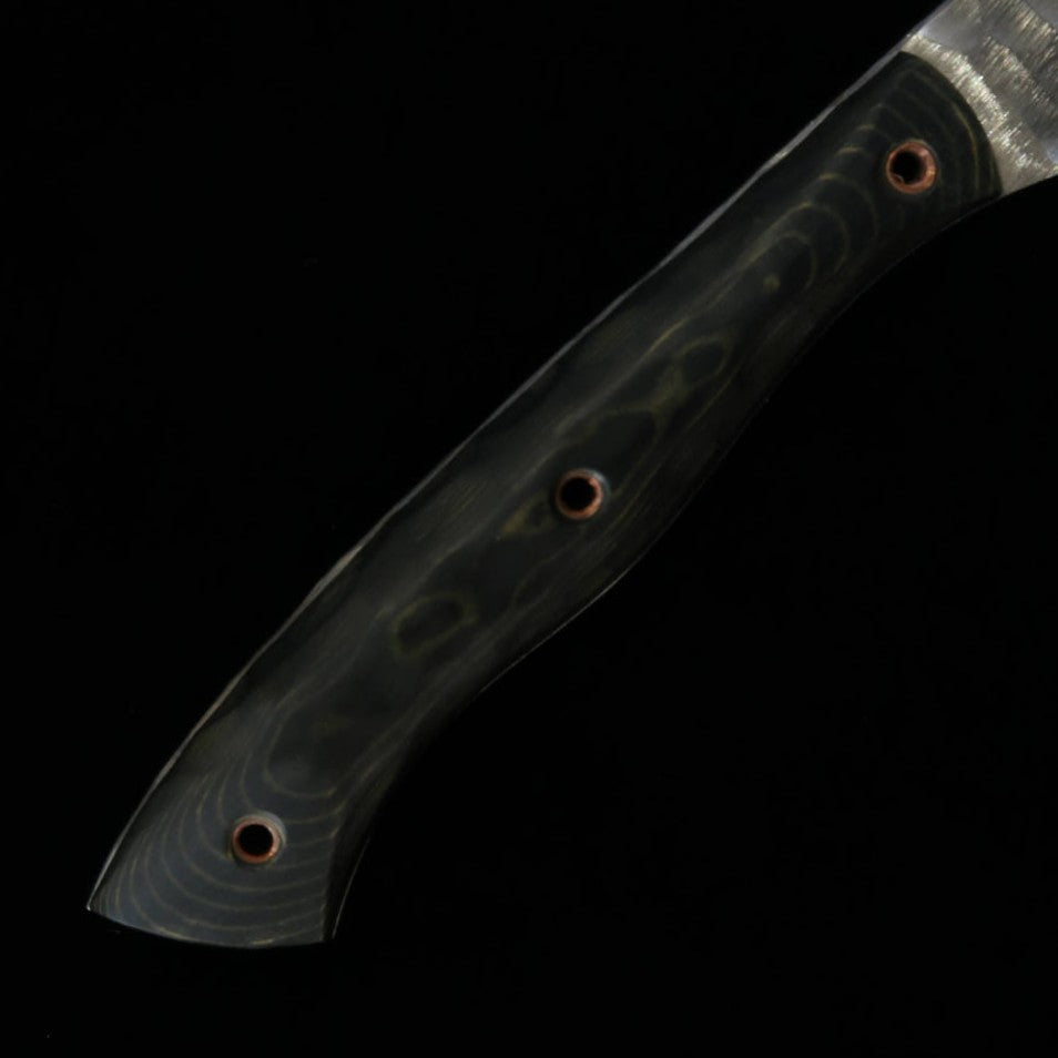 Faca Coyote -B PROMETHEUS Thor HS Blade Cabo de Micarta Verde e Preto (82mm)