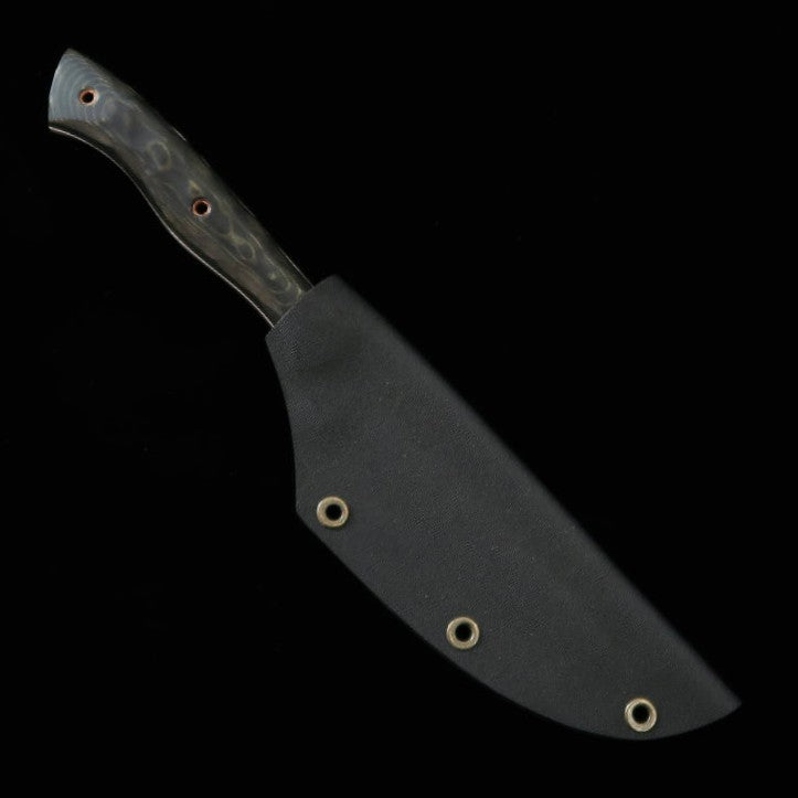 Faca Coyote -B PROMETHEUS Thor HS Blade Cabo de Micarta Verde e Preto (82mm)