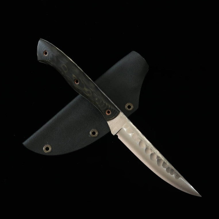Faca Coyote -B PROMETHEUS Thor HS Blade Cabo de Micarta Verde e Preto (82mm)