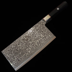 Cutelo chinês Zanmai MCUSTA Especial Encomenda Damasco (180mm)