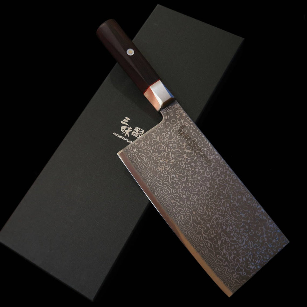 [Nouveau classique] Zanmai MCUSTA ZANMAI Edition spéciale Couteau chinois Damas (180 mm)