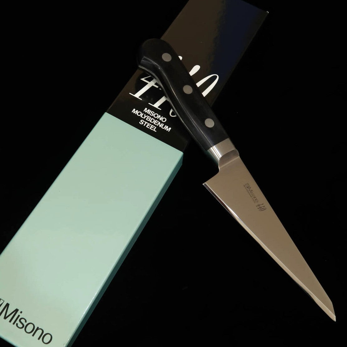 MISONO Honesuki 440 Black Laminated Plywood (145mm)