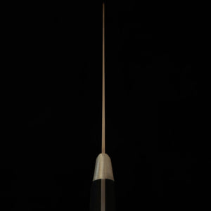 MISONO UX10 Sujihiki, Salmon Shape, Black Plywood Handle (24mm)