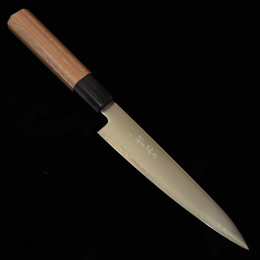 景清 KAGEKIYO クロマックス セミステンレス 和ペティ ウォルナット八角柄 (150mm)