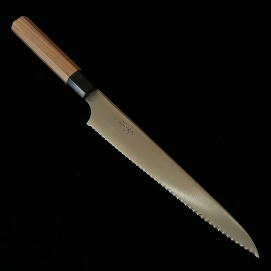 Bread Knife KAGEKIYO Stainless Steel Walnut Octagonal Handle (240mm)