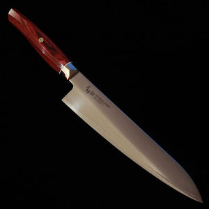 Gyuto [Nuevo estándar] ZANMAI MCUSTA Revolution 3 rojo (210mm)