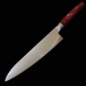 Gyuto [Nuevo estándar] ZANMAI MCUSTA Revolution 3 rojo (210mm)