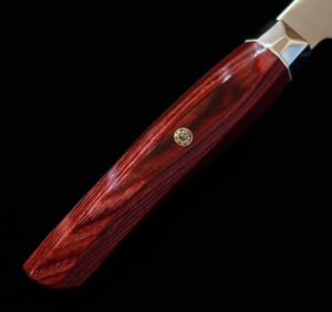 Gyuto [Nuevo estándar] ZANMAI MCUSTA Revolution 3 rojo (210mm)