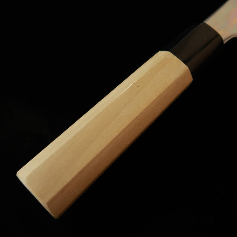 MIURA佩 Miura – Obidama, gyuto Shirogami n°1, finition miroir, manche octogonal en magnolia (210/240 mm)