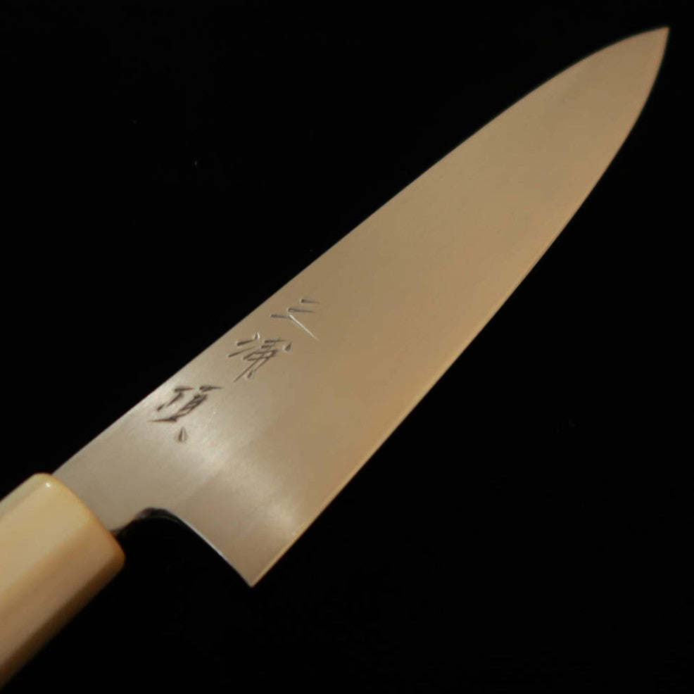 三浦頂MIURA Itadaki 田中義一 ペティ 白紙二号 水牛朴八角柄 （150mm）