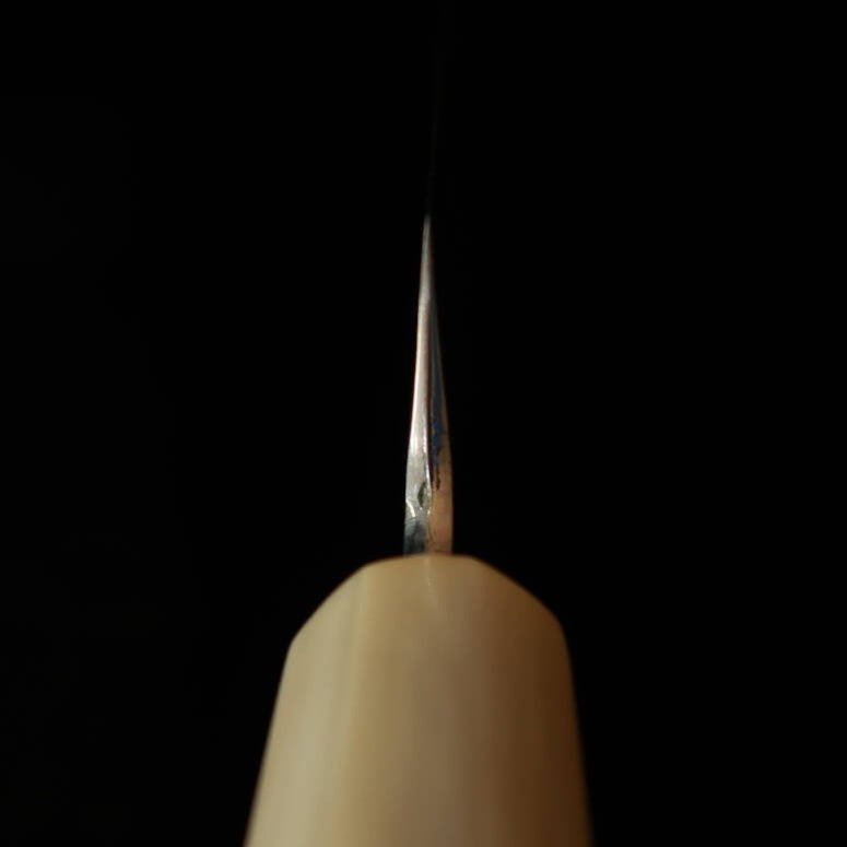 三浦頂MIURA Itadaki 田中義一 ペティ 白紙二号 水牛朴八角柄 （150mm）