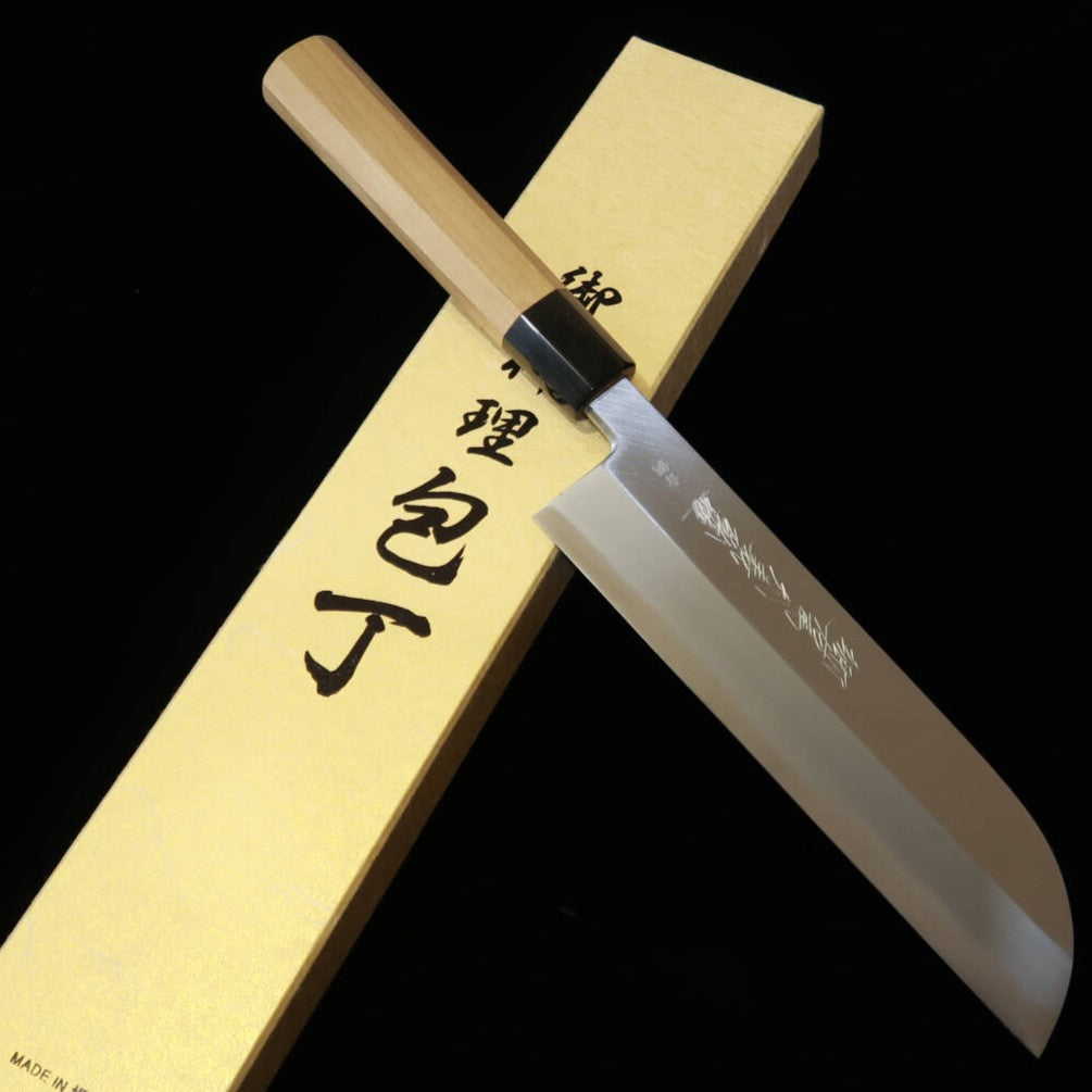 YOSHIHIRO Aokasumi Aogami #2 Kama-usuba, cabo de magnólia octogonal (210mm)