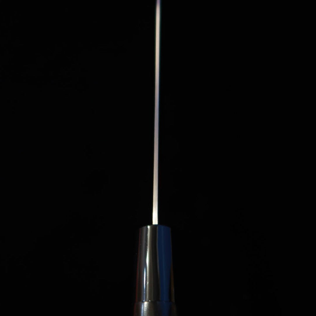 SUMIKAMA TORA Kasumi Santoku, acier au molybdène, manche en magnolia noirci No.36841 (165 mm)